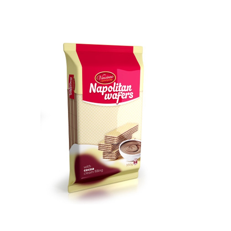 Vincinni Napolitan Chocolate Wafers 350g