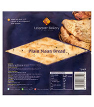 Leicester Bakery Plain Naan Bread 4 pack