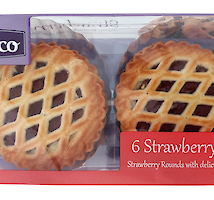 Cabico 6 Strawberry Rounds 255g