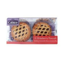 Cabico 6 Strawberry Rounds 255g