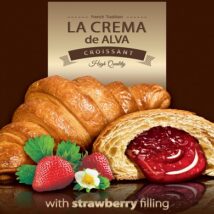 La Crema de Alva Strawberry Flavor Filling Croissant 65g