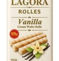 Lagora Wafer Rolls Vanilla 150g