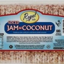 Regal Jam & Coconut Sliced cake 10pcs