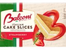Balconi Cake Slices Strawberry 8x23g