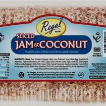 Regal Jam & Coconut Sliced cake 10pcs